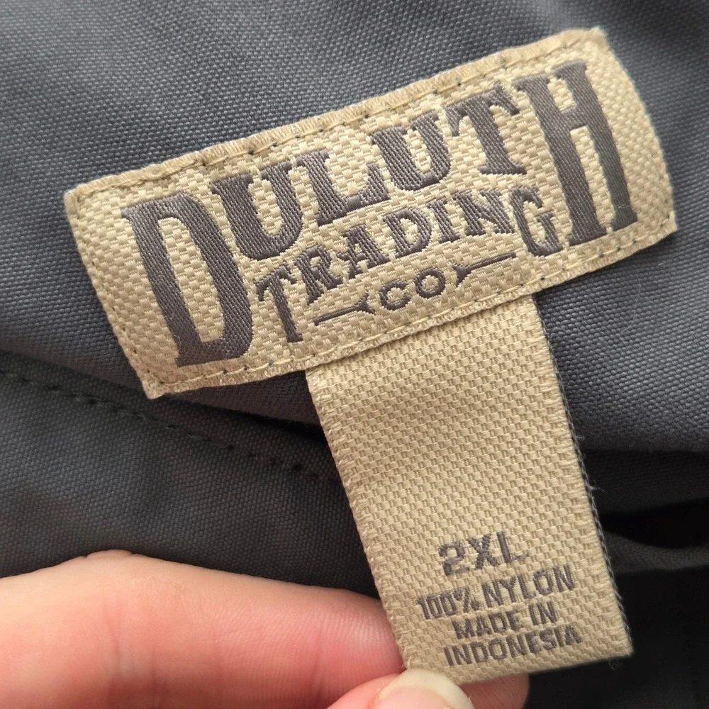Duluth Trading Co Dry on the Fly Shorts Men's 2XL Gray 9